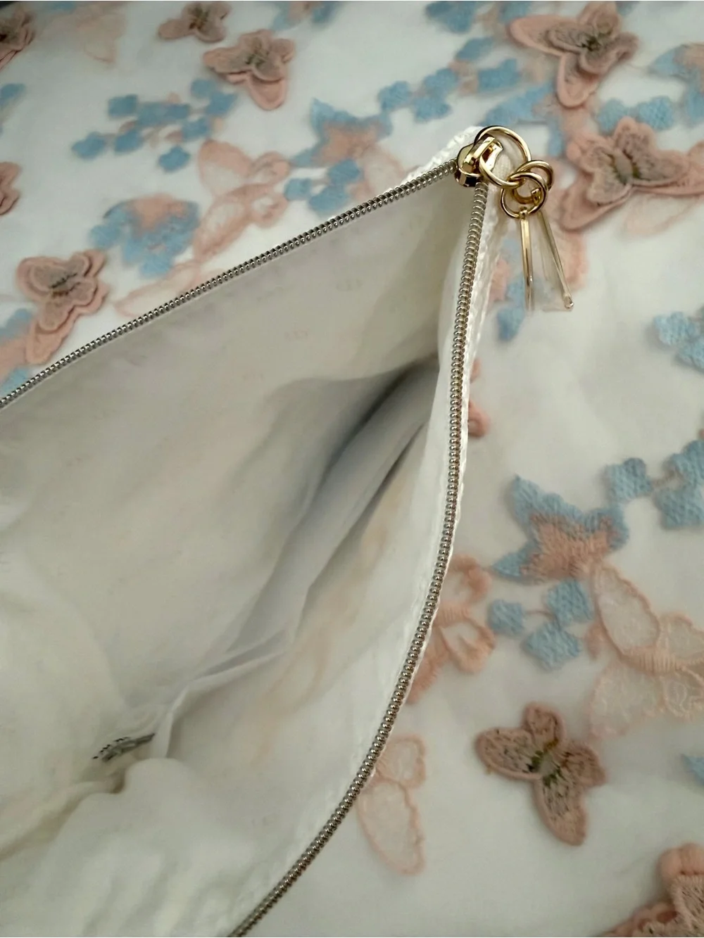 Dior crochet clutch